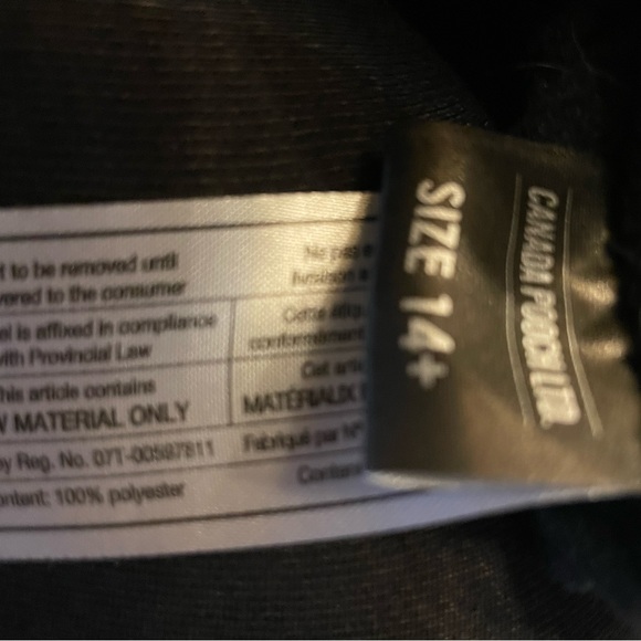 ✨ HOST PICK ✨Canada Pooch Parka Black Hooded Winter Coat Size 14lbs+ Dog - Picture 7 of 7